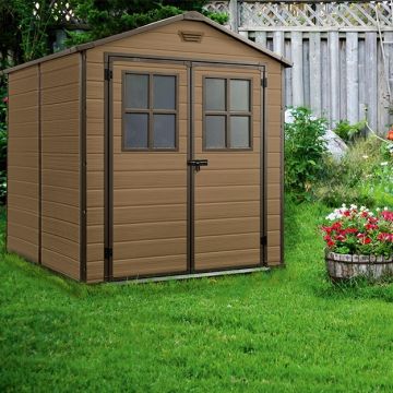 Casuta gradina Keter Scala 6x5 usa dubla
