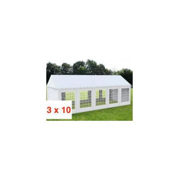 CORT EVENIMENTE ECONOMY 3 X 10 m, PVC ALB