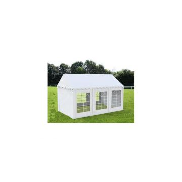 Cort evenimente Economy 5x6m,PVC alb