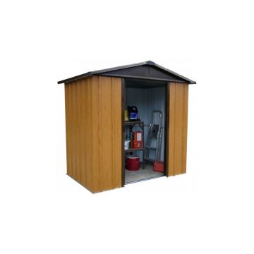 Magazie metalică de grădină YARDMASTER 65WGY – 2,33 m², oțel galvanizat 0,3 mm