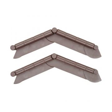 Borduri decorative din plastic pentru gazon, MARO, 5 m lungime - TIMBELA M801-BROWN-10