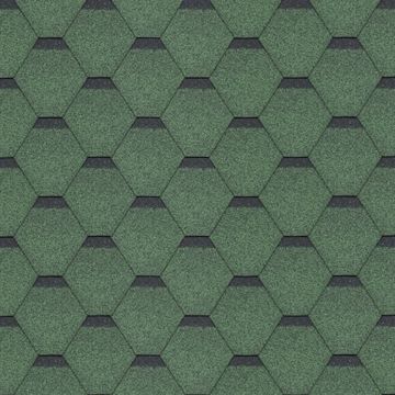 Sindrila bitum pentru acoperis Hexagonal Rock H337GREEN