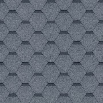 Sindrila bitum pentru acoperis Hexagonal Rock H337GREY