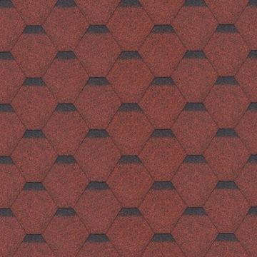 Sindrila bitum pentru acoperis Hexagonal Rock H990RED