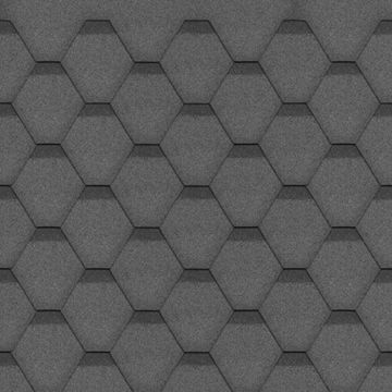 Sindrila pentru acoperis din bitum Hexagonal Rock H550BLACK