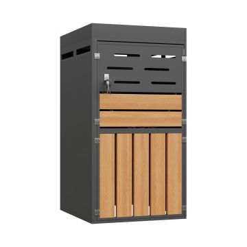 Dulap exterior multifuncțional 2-în-1, Gri | Aosom Romania