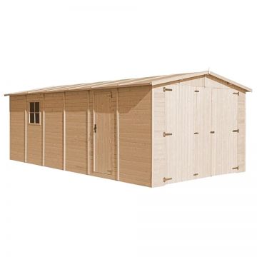 Magazie de gradina din lemn - L11ft x L20ft x H7ft - TIMBELA M102