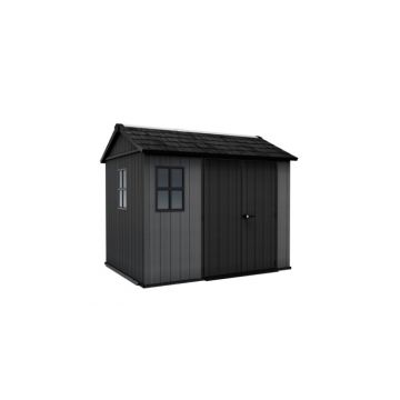 Magazie de gradina mare, Evotech, NEWTON Plus, 7.5x9, Gri, Keter 259109
