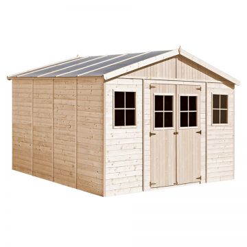 Magazin de gradina din lemn 4x14 ft/16m2 - TIMBELA M330+M330G
