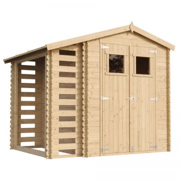 Magazin de grădină din lemn 9 ft x 7 ft x H7 ft / 4,47 m2 (capacitate 2 m3) - fara podele M386