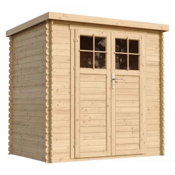 Magazin de gradina din lemn - CU PARDOSELE - TIMBELA M311F+M311G - 2,22 m2