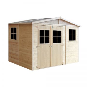 Magazin de gradina din lemn L11ft x L7ft x H7ft - TIMBELA M334