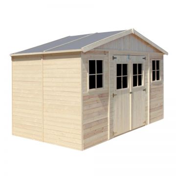 Magazin de gradina din lemn L14ft x L7ft x H8ft - TIMBELA M332