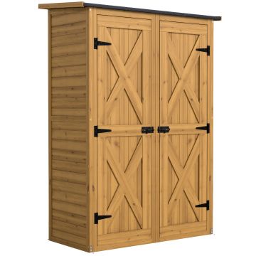 Outsunny căsuță dulap cămară dulapior magazie box | Aosom Romania