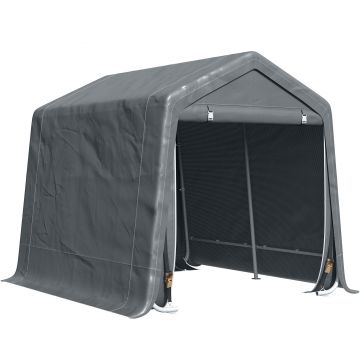 Outsunny Copertina pentru Masini, Motociclete si Biciclete, pentru exterior din Metal si Tesatura PE, Gri | Aosom Romania Outsunny Copertina pentru Masini, Motociclete si Biciclete, pentru exterior din Metal si Tesatura PE, Gri | Aosom Romania