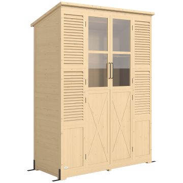 Outsunny magazie debara spațiu depozitare unelte dulap exterior | Aosom Romania