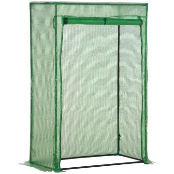 Sera Outsunny cu ușă, seră de iarnă din oțel, seră pentru balcon, grădină, seră de roșii 100x50x150cm, seră de roșii pentru roșii, legume, flori, plante, verde | Aosom Romania Sera Outsunny cu ușă, seră de iarnă din oțel, seră pentru balcon, grădină, seră de roșii 100x50x150cm, seră de roșii pentru roșii, legume, flori, plante, verde | Aosom Romania